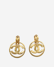 Aretes Chanel Vintage CC
