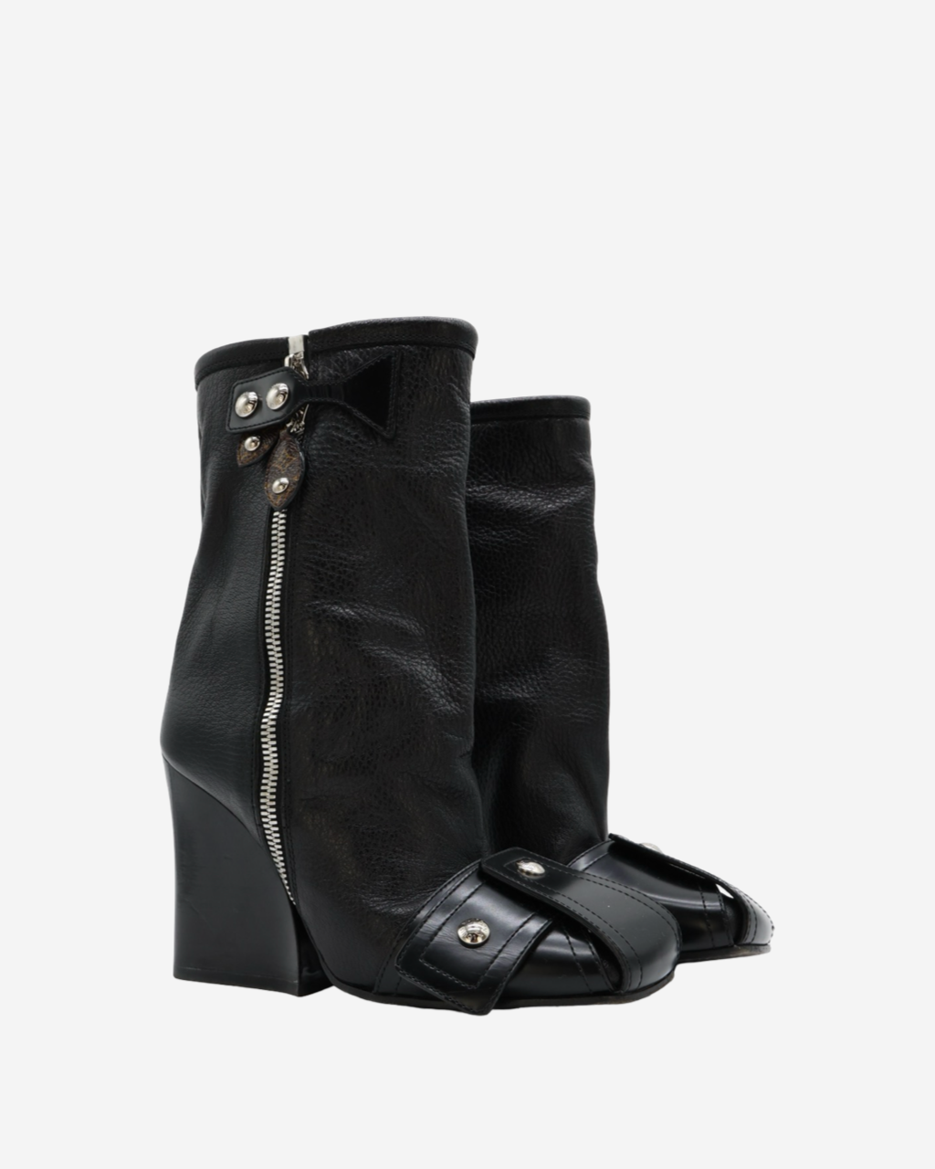 Louis Vuitton Patti Wedge Boots 37