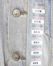 Chamarra Balenciaga Denim Oversize L