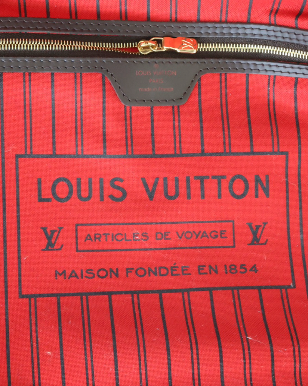 Louis Vuitton Neverfull Damier Ebène Bag