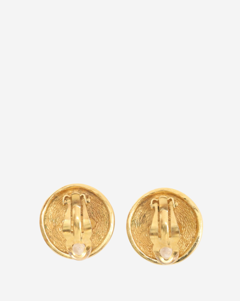 Arete Chanel Logo CC Matelassé