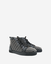 Christian Louboutin Louis Spikes High Top Sneakers 44