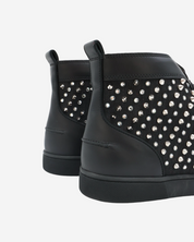 Christian Louboutin Louis Spikes High Top Sneakers 44