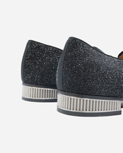 Christian Louboutin Colonnaki Glitter Spiked Loafers 44