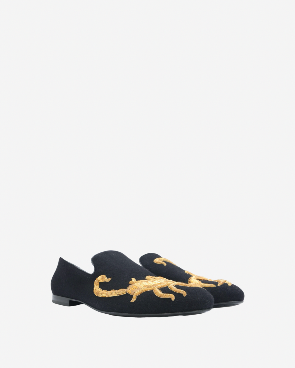 Mocasines Jimmy Choo Black Cloth 44.5