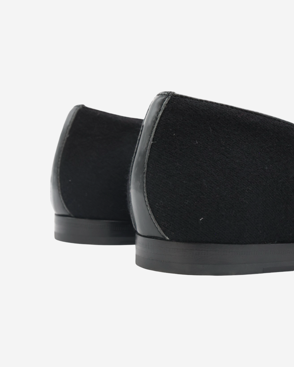Mocasines Jimmy Choo Black Cloth 44.5