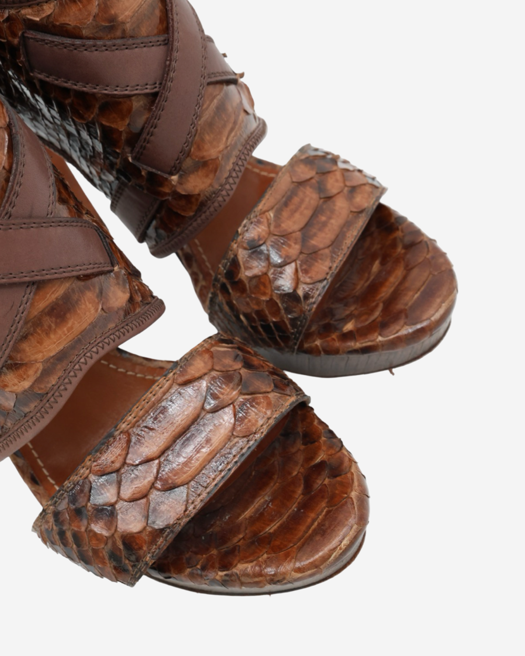 Lanvin Snake Sandals 39