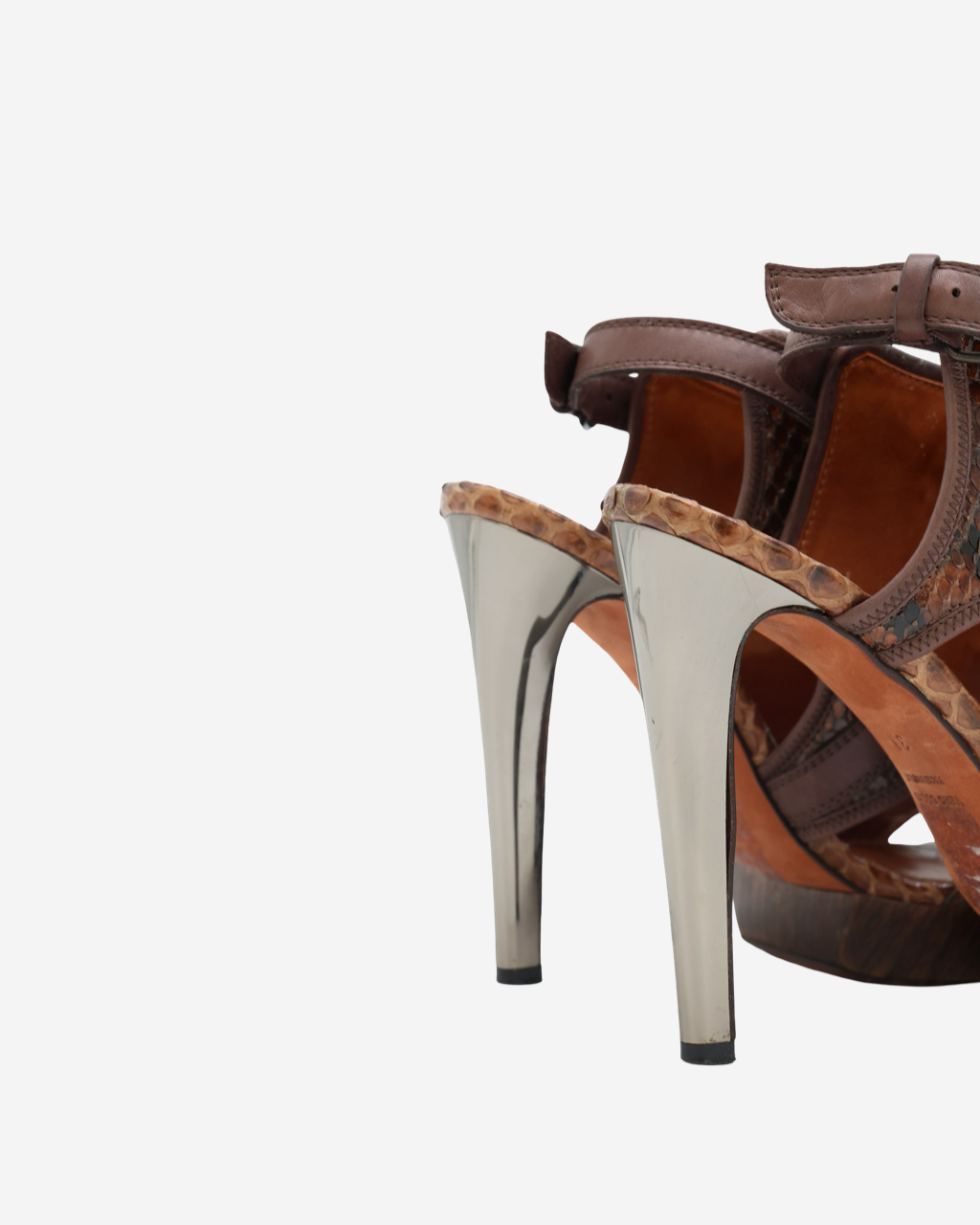 Lanvin Snake Sandals 39