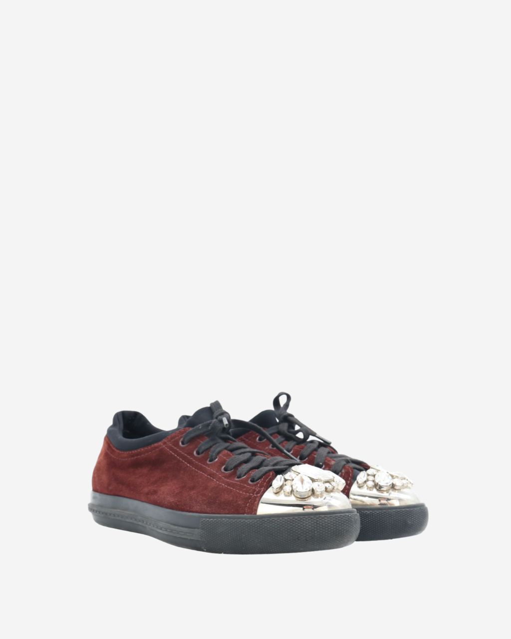 Miu Miu Crystal Sneakers 40 