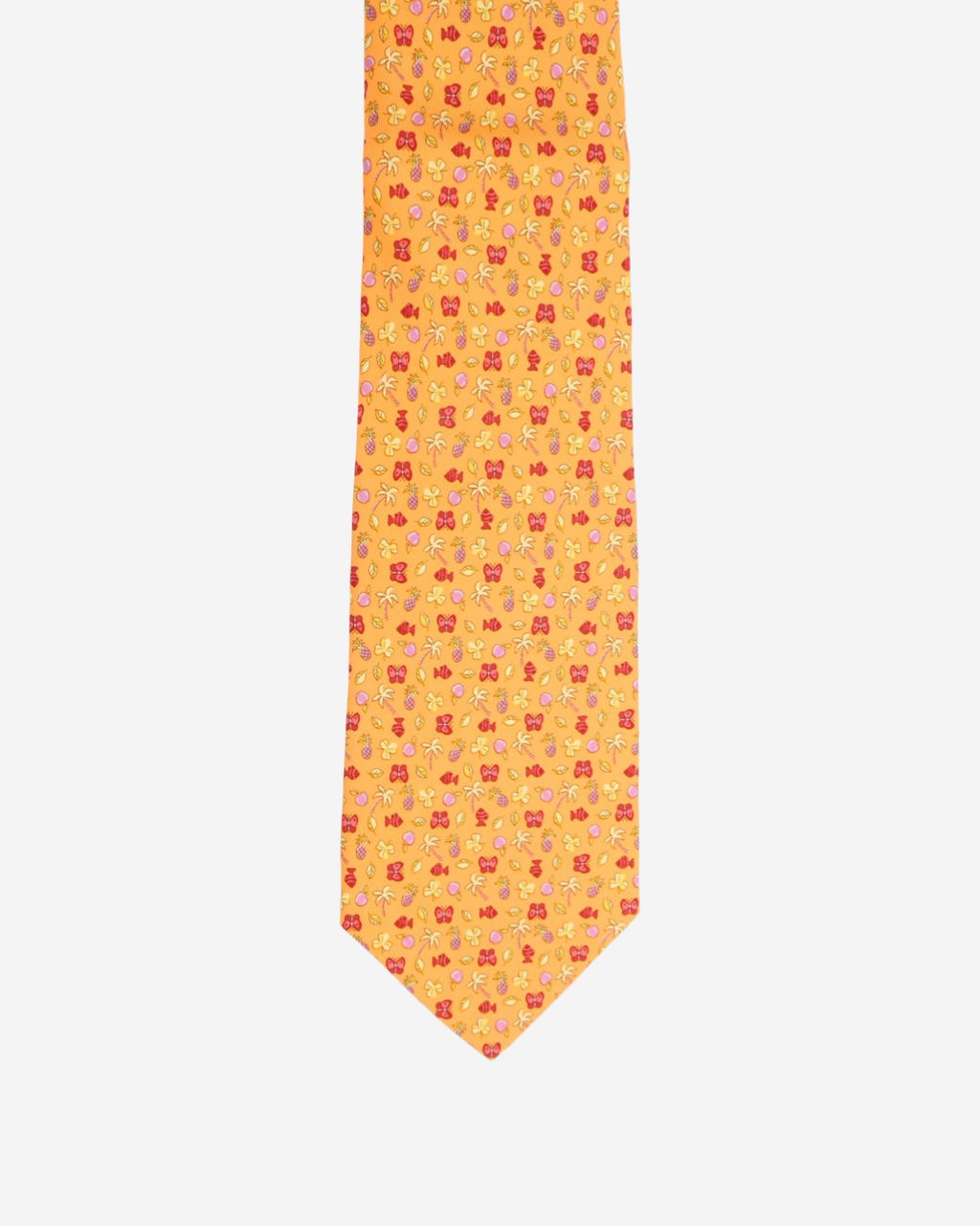 Corbata Ferragamo Mariposas y Peces