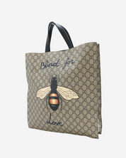 Bolso Gucci GG Supreme Bee Tote 2016