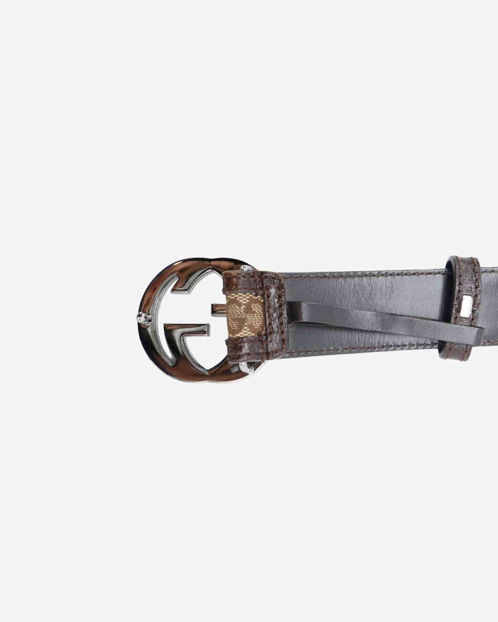 Cinturón Gucci GG Canvas