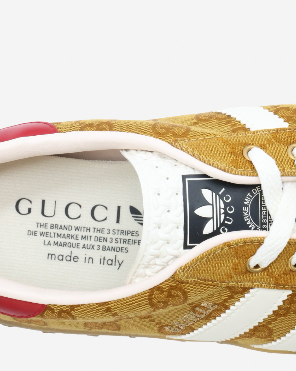 Gucci x Adidas Gazelle GG Supreme Sneakers 45.5