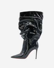Botas Amina Muaddi Charol 37