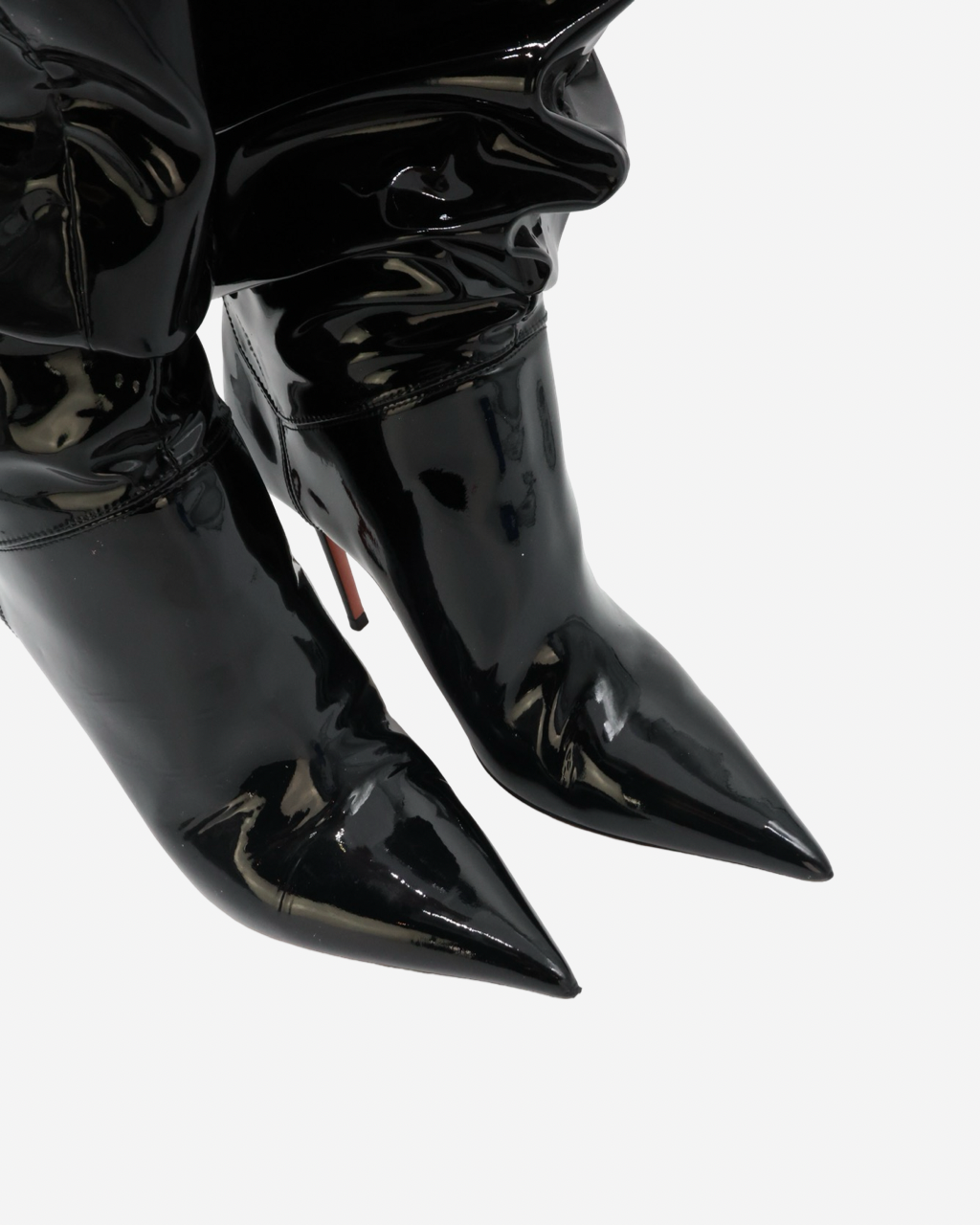 Botas Amina Muaddi Charol 37