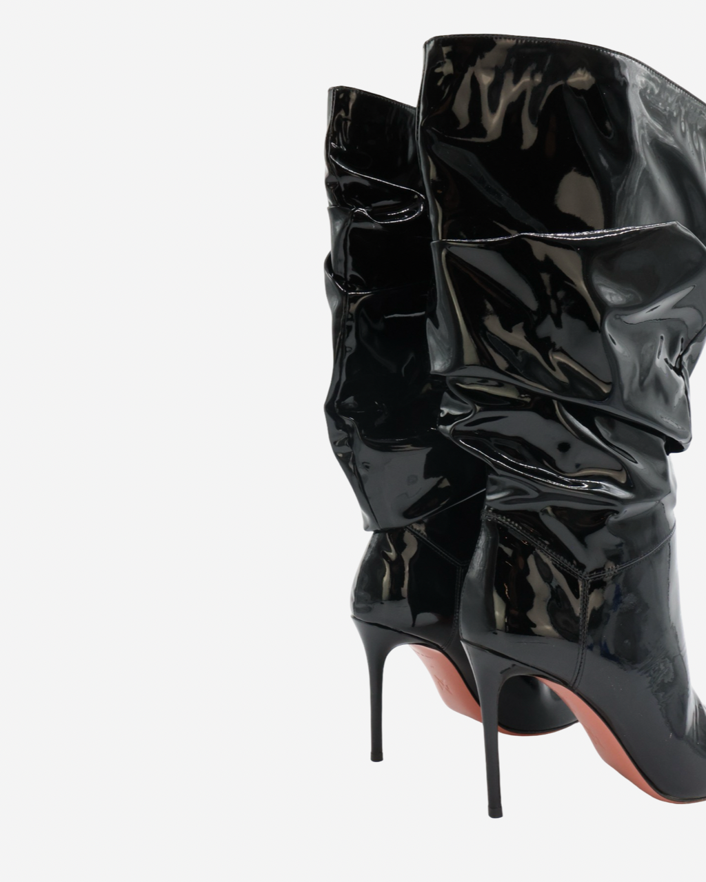 Botas Amina Muaddi Charol 37