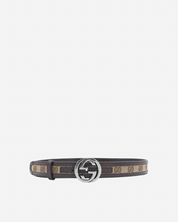 Cinturón Gucci GG Canvas