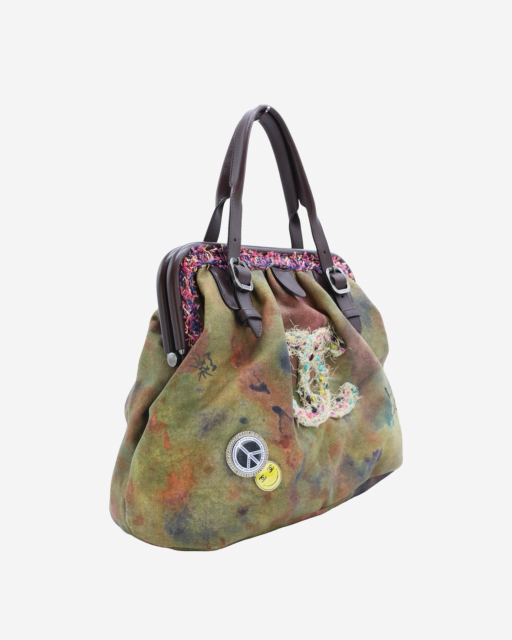 Chanel Graffiti On-The-Pavement Bowler Bag 2015