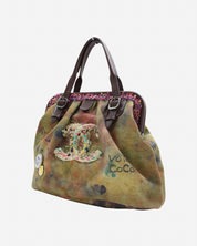 Chanel Graffiti On-The-Pavement Bowler Bag 2015