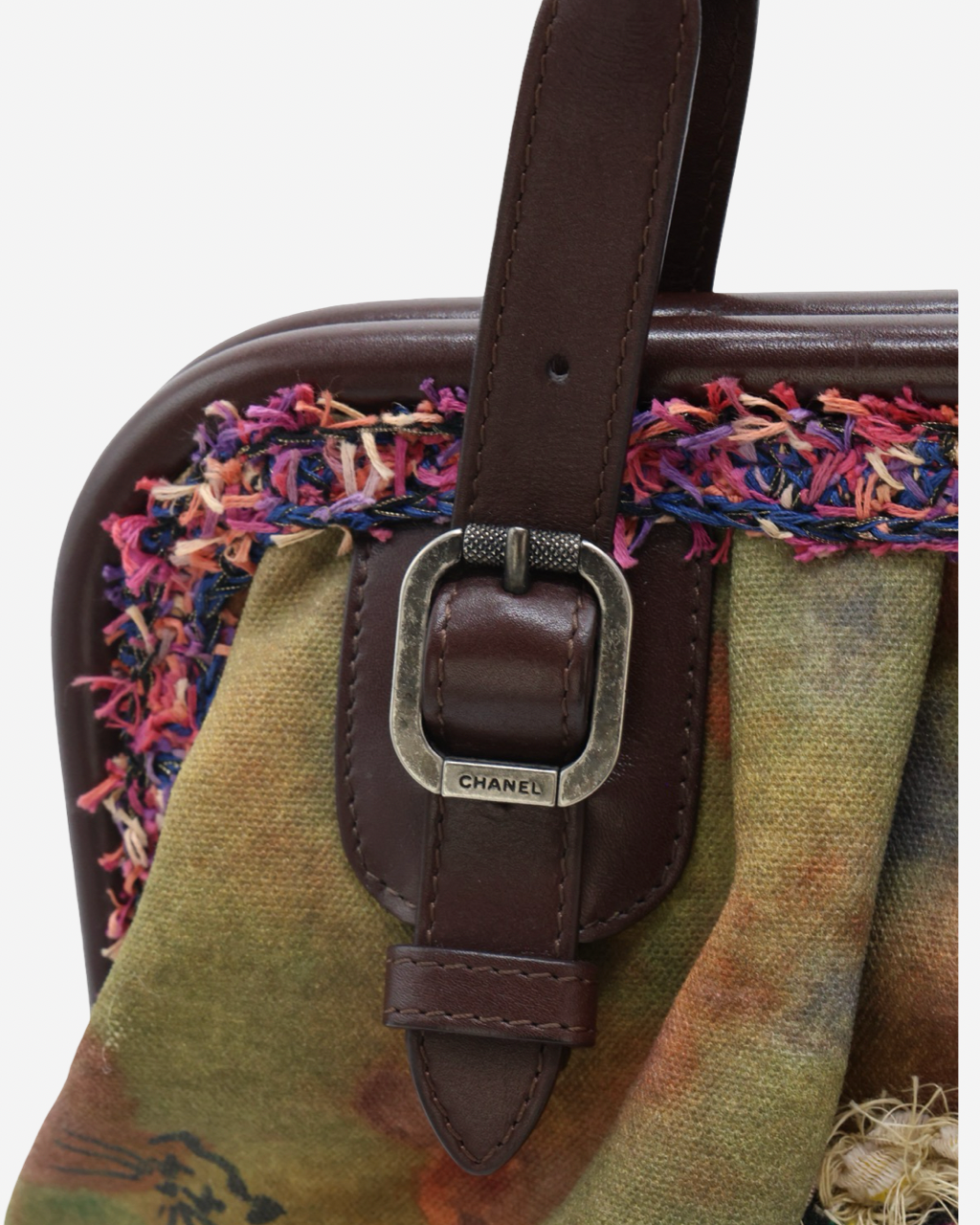 Chanel Graffiti On-The-Pavement Bowler Bag 2015