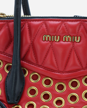 Miu Miu Grommet Biker Bag 2014