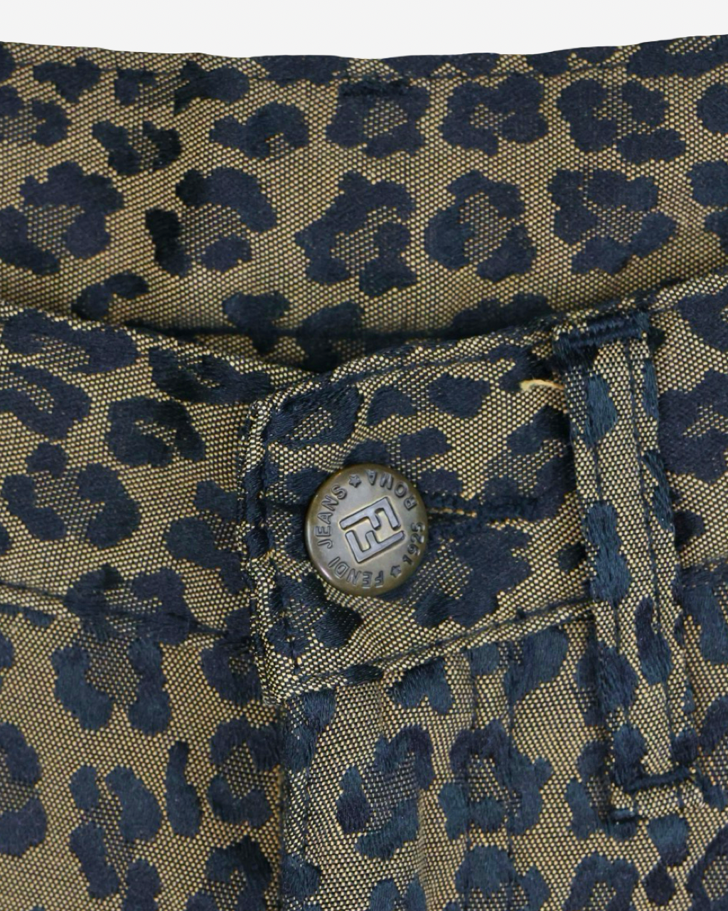 Fendi Animal Print Trousers XS