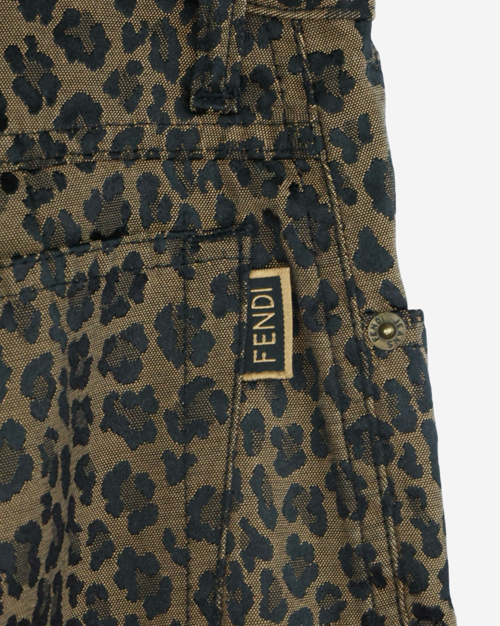 Fendi Animal Print Trousers XS