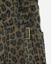 Fendi Animal Print Trousers XS
