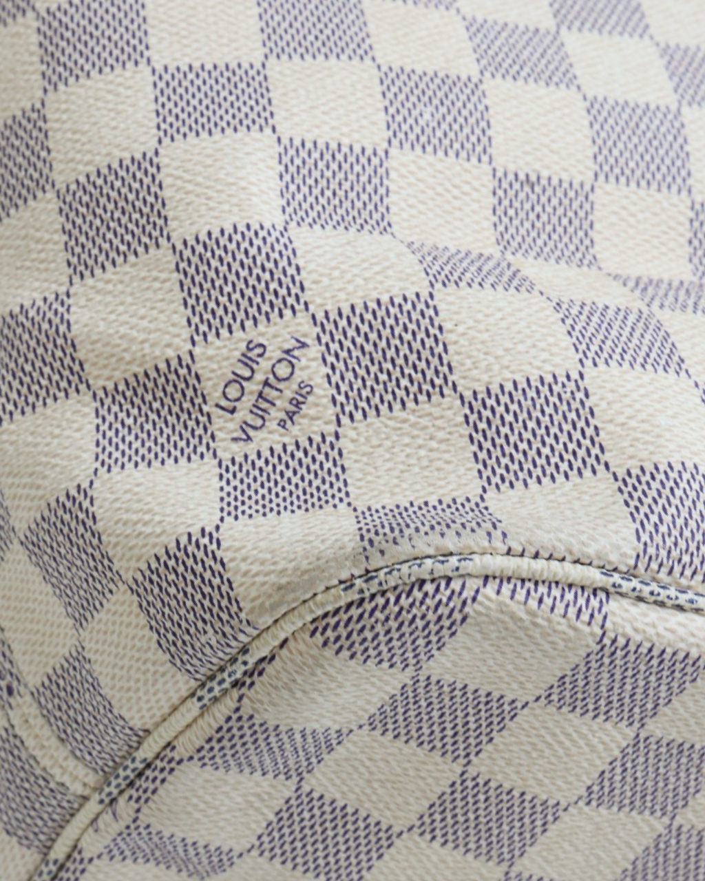 Bolso Louis Vuitton Neverfull Damier Azur 2010