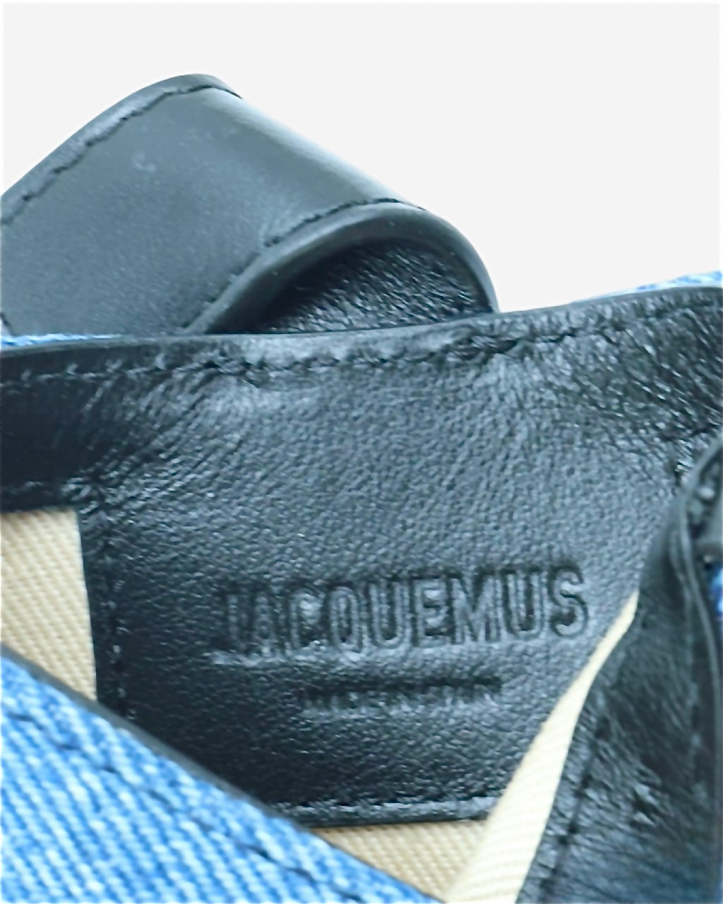 Jacquemus Le Porte Bisou Denim Purse 