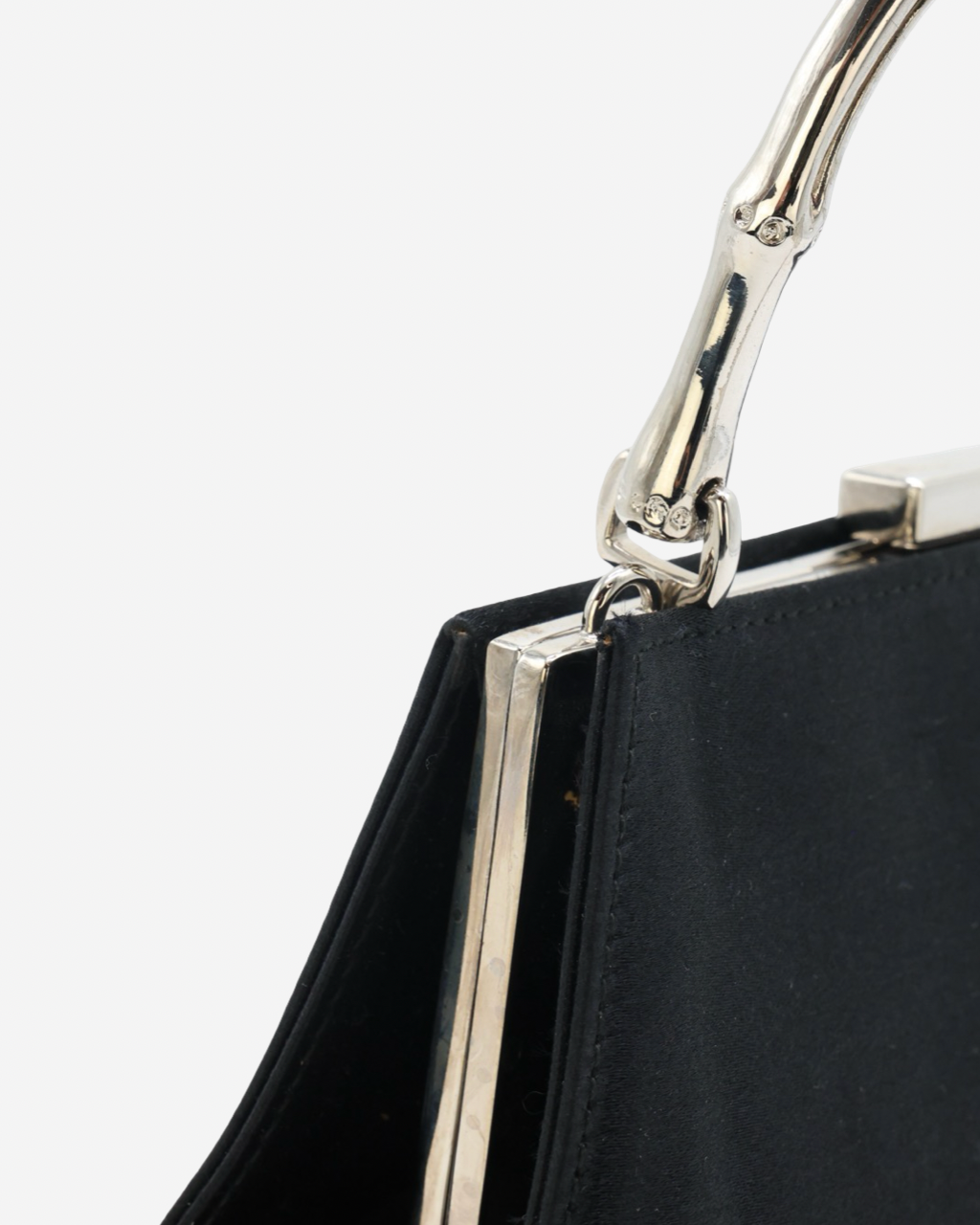 Gucci Bamboo Satin Bag