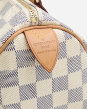 Bolso Louis Vuitton Speedy 25 Damier Azur 2013