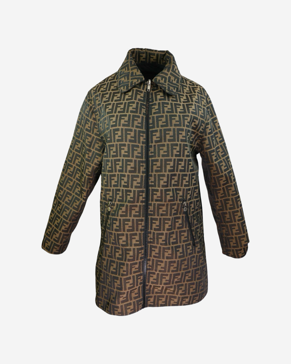 Fendi Zucca Reversible Jacket 42 IT