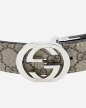 Cinturón Gucci GG Supreme Reversible