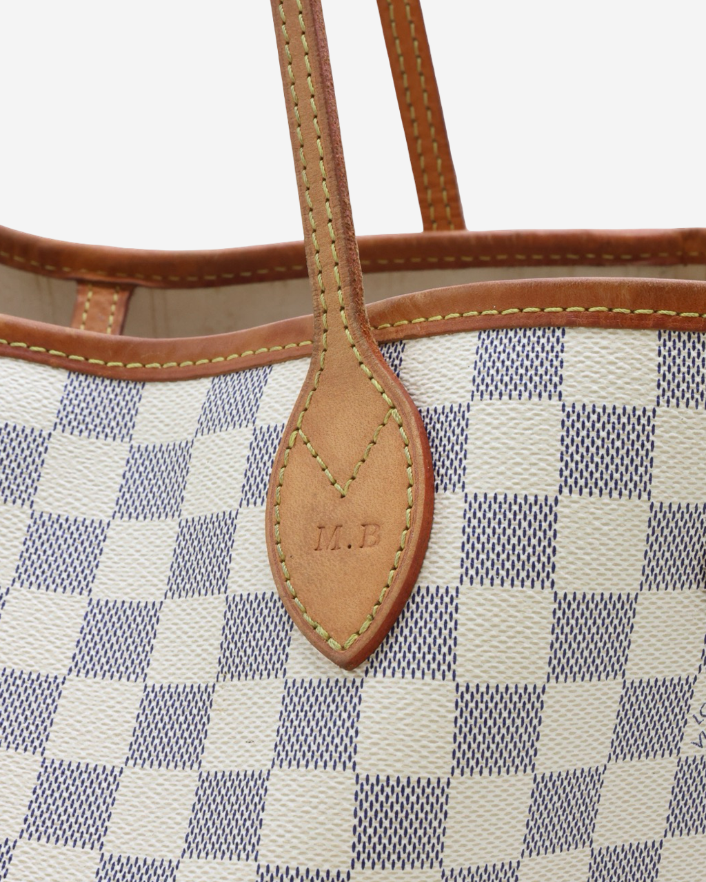 Bolso Louis Vuitton Neverfull Damier Azur 2011