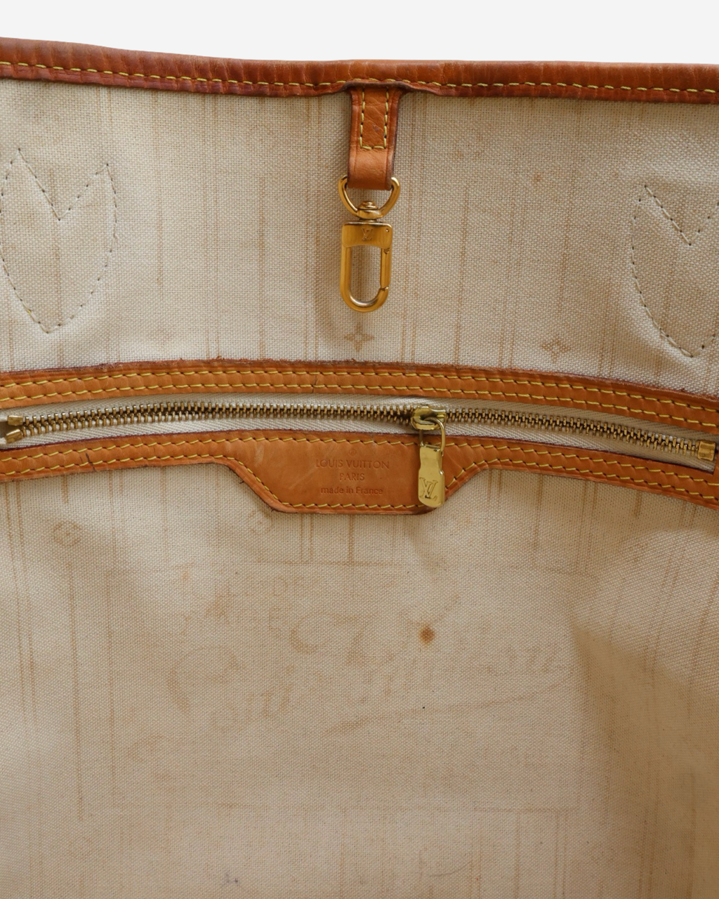 Bolso Louis Vuitton Neverfull Damier Azur 2011