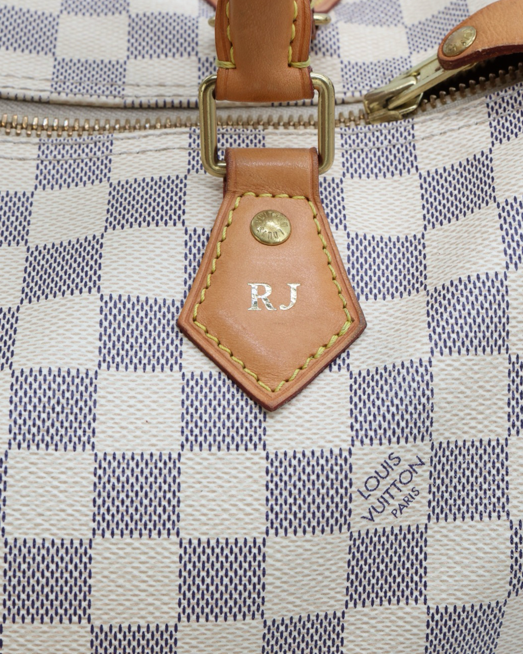 Bolso Louis Vuitton Speedy 30 Damier Azur 2015
