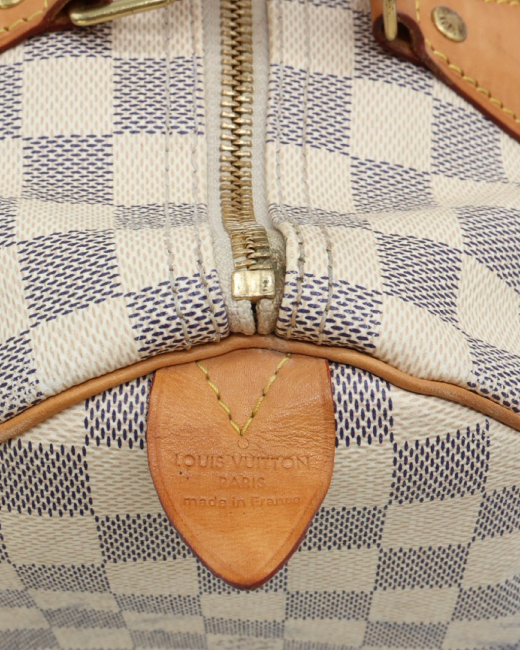 Bolso Louis Vuitton Speedy 30 Damier Azur 2015