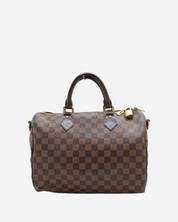 Bolso Louis Vuitton Speedy 30 Bandouliere Damier Ebene 2012
