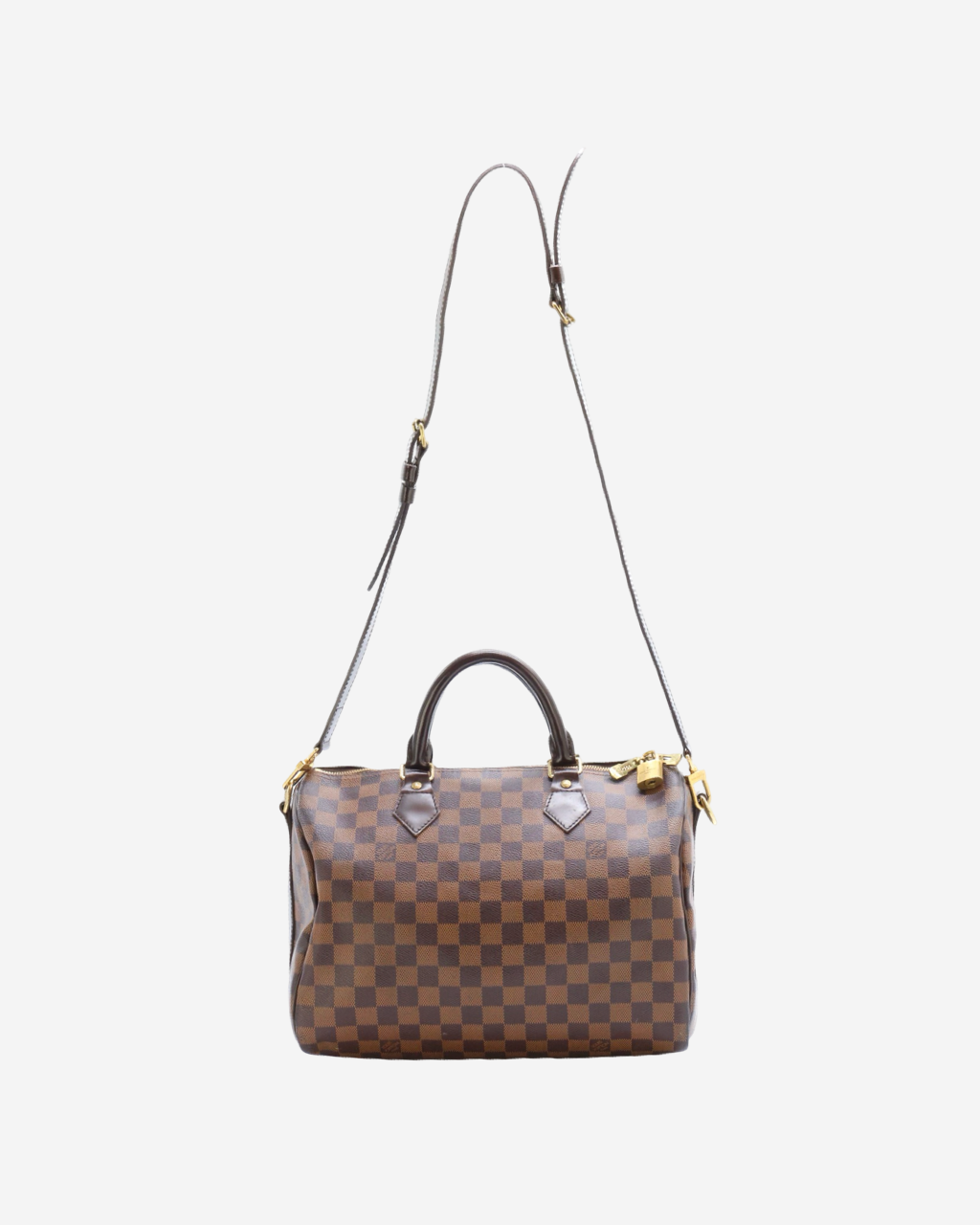 Bolso Louis Vuitton Speedy 30 Bandouliere Damier Ebene 2012