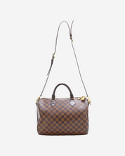 Bolso Louis Vuitton Speedy 30 Bandouliere Damier Ebene 2012