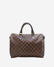 Bolso Louis Vuitton Speedy 30 Bandouliere Damier Ebene 2012