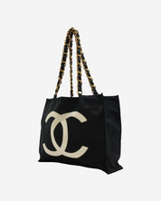Bolso Chanel Vintage Tote Nylon CC 1991 - 1994