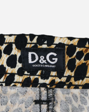 Falda Dolce & Gabbana Animal Print S