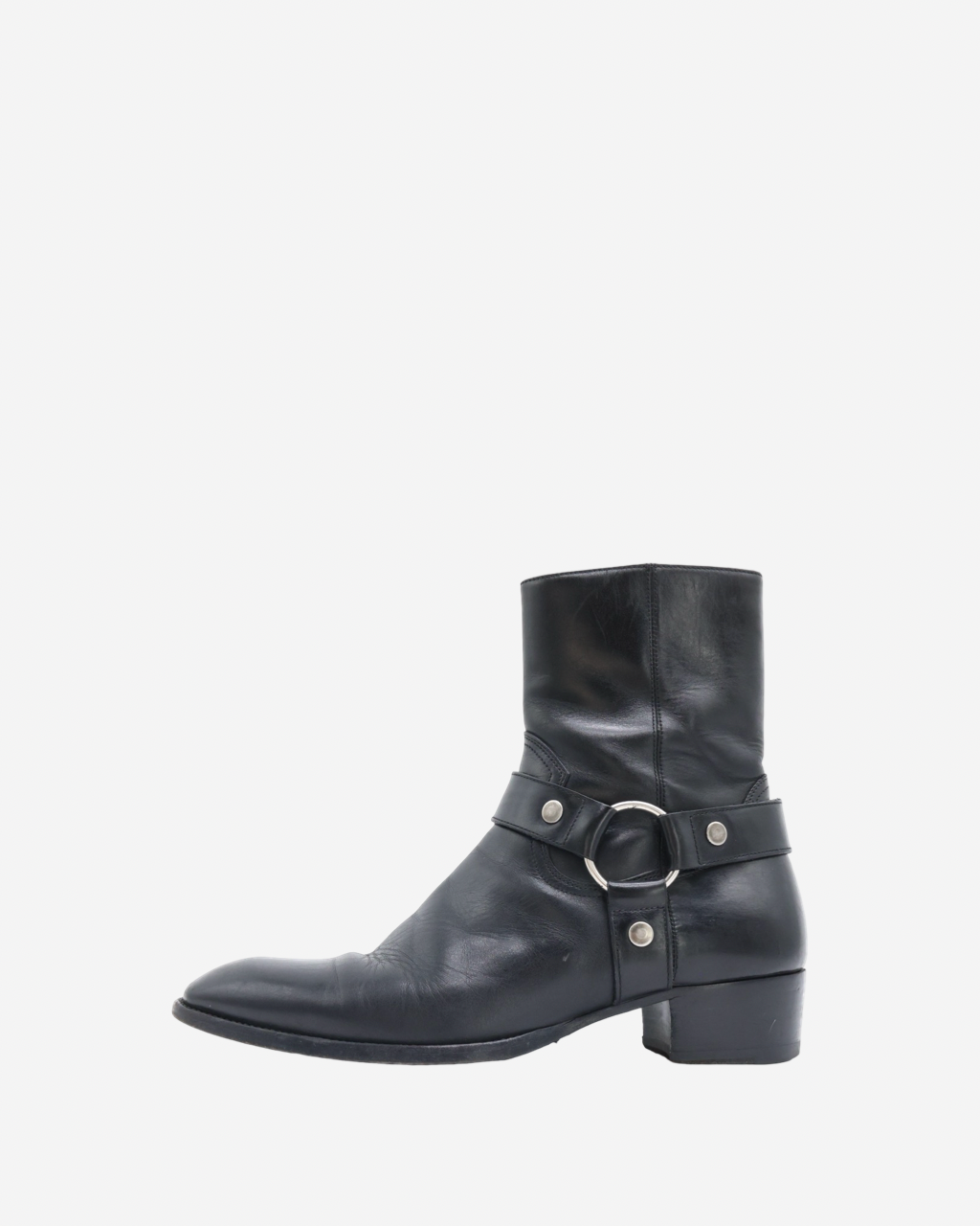 Saint Laurent Wyatt Harness Ankle Boots 41