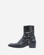 Saint Laurent Wyatt Harness Ankle Boots 41