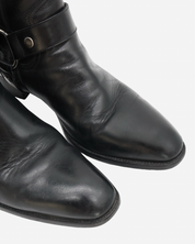 Saint Laurent Wyatt Harness Ankle Boots 41