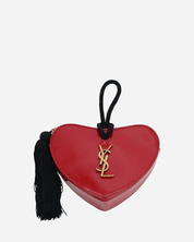 Saint Laurent Sac Coeur Heart Clutch 2018