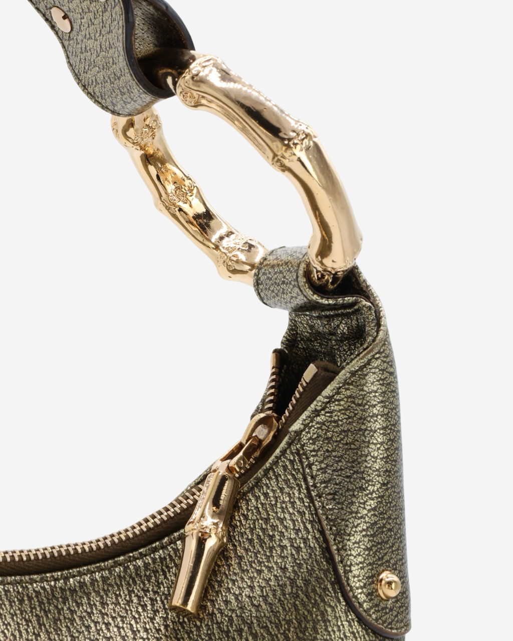 Gucci Bamboo Ring Hobo Bag