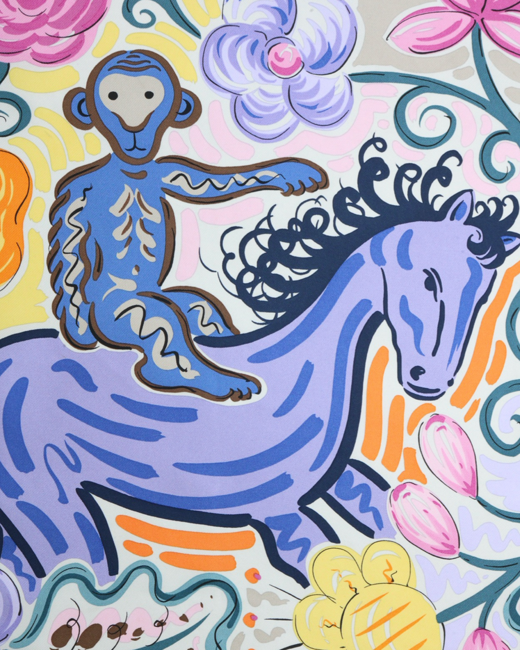 Hermès Le Cheval de Kazumi Scarf 